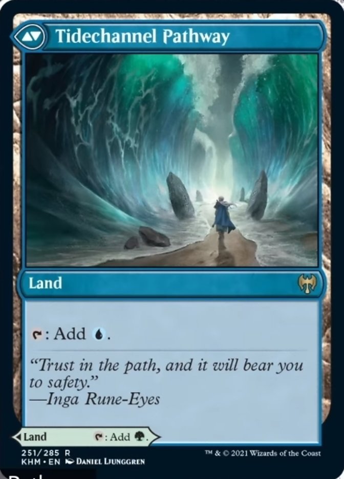 Barkchannel Pathway // Tidechannel Pathway [Kaldheim] MTG Single Magic: The Gathering    | Red Claw Gaming