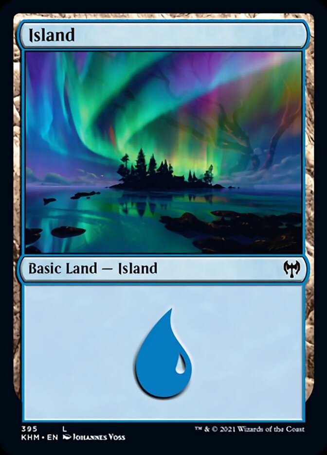 Island (395) [Kaldheim] MTG Single Magic: The Gathering    | Red Claw Gaming