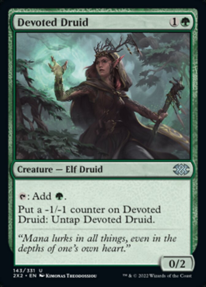 Devoted Druid [Double Masters 2022] MTG Single Magic: The Gathering    | Red Claw Gaming