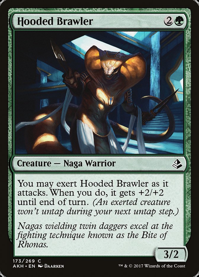 Hooded Brawler [Amonkhet] MTG Single Magic: The Gathering    | Red Claw Gaming