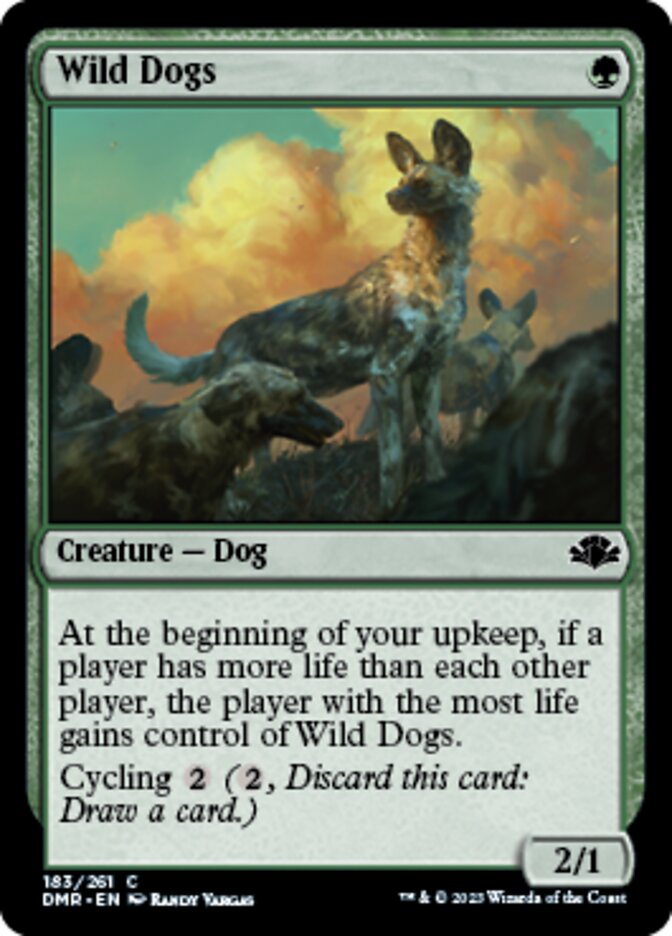 Wild Dogs [Dominaria Remastered] MTG Single Magic: The Gathering    | Red Claw Gaming