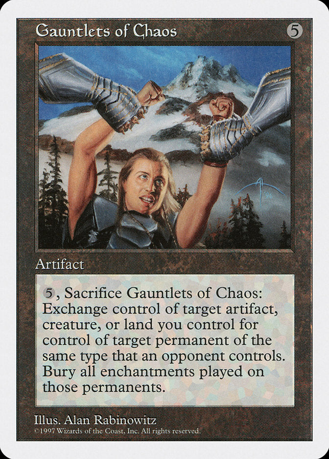 Gauntlets of Chaos [Fifth Edition] MTG Single Magic: The Gathering    | Red Claw Gaming
