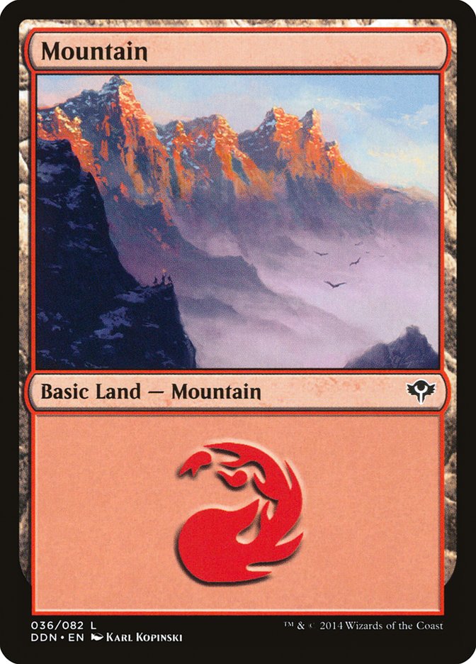 Mountain (36) [Duel Decks: Speed vs. Cunning] MTG Single Magic: The Gathering    | Red Claw Gaming