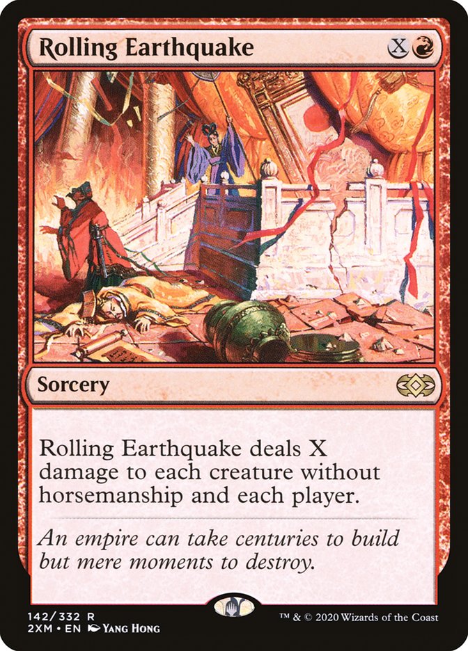 Rolling Earthquake [Double Masters] MTG Single Magic: The Gathering    | Red Claw Gaming