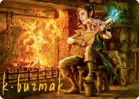 Wish Art Card (Gold-Stamped Signature) [Dungeons & Dragons: Adventures in the Forgotten Realms Art Series] MTG Single Magic: The Gathering    | Red Claw Gaming