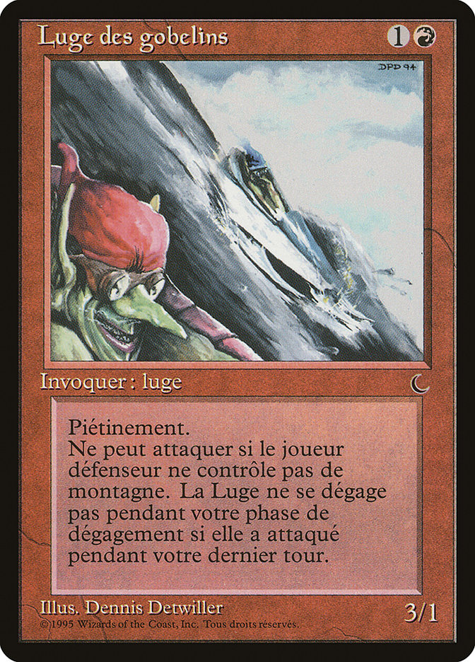 Goblin Rock Sled (French) - "Luge des gobelins" [Renaissance] MTG Single Magic: The Gathering    | Red Claw Gaming