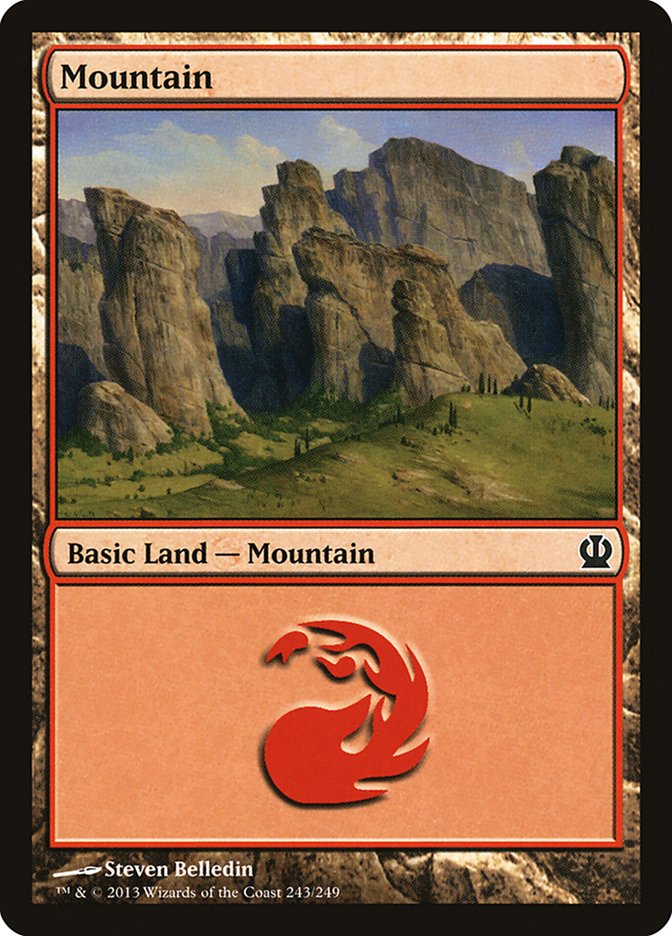 Mountain (243) [Theros] MTG Single Magic: The Gathering    | Red Claw Gaming