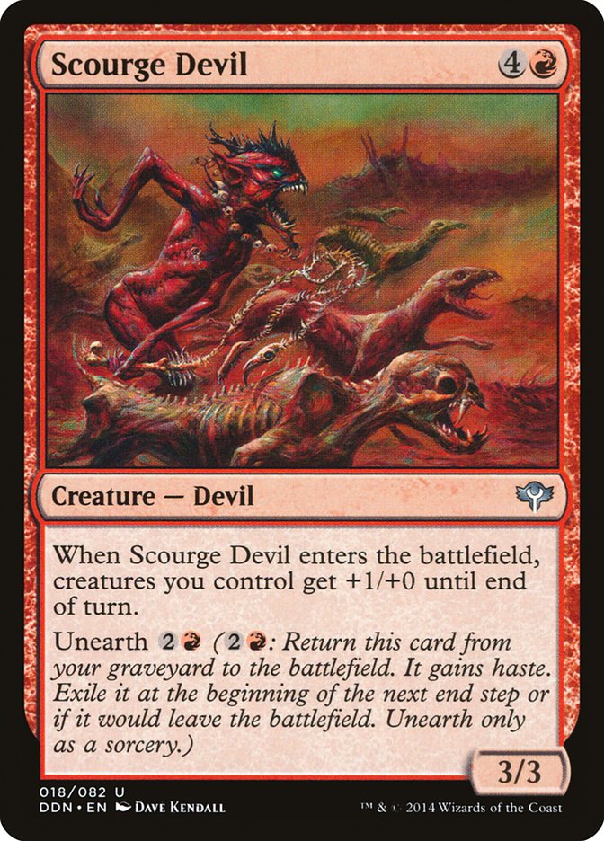 Scourge Devil [Duel Decks: Speed vs. Cunning] MTG Single Magic: The Gathering    | Red Claw Gaming