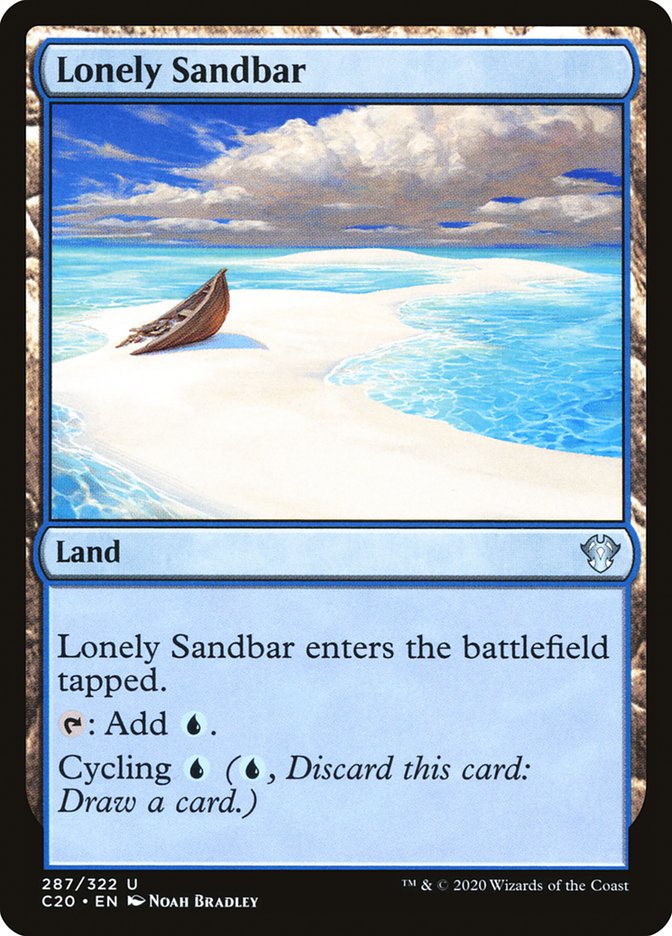 Lonely Sandbar [Commander 2020] MTG Single Magic: The Gathering    | Red Claw Gaming