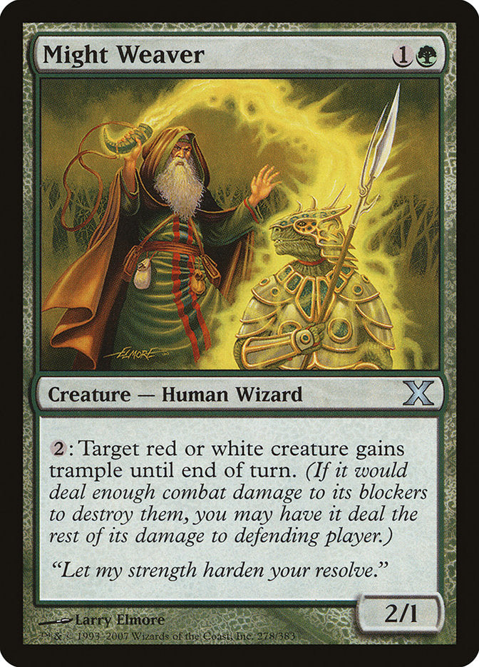 Might Weaver [Tenth Edition] MTG Single Magic: The Gathering    | Red Claw Gaming