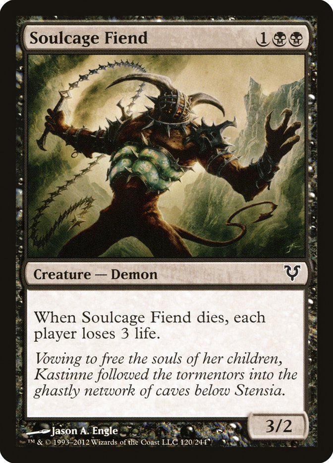 Soulcage Fiend [Avacyn Restored] MTG Single Magic: The Gathering    | Red Claw Gaming
