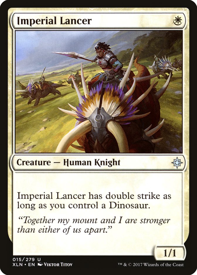 Imperial Lancer [Ixalan] MTG Single Magic: The Gathering    | Red Claw Gaming