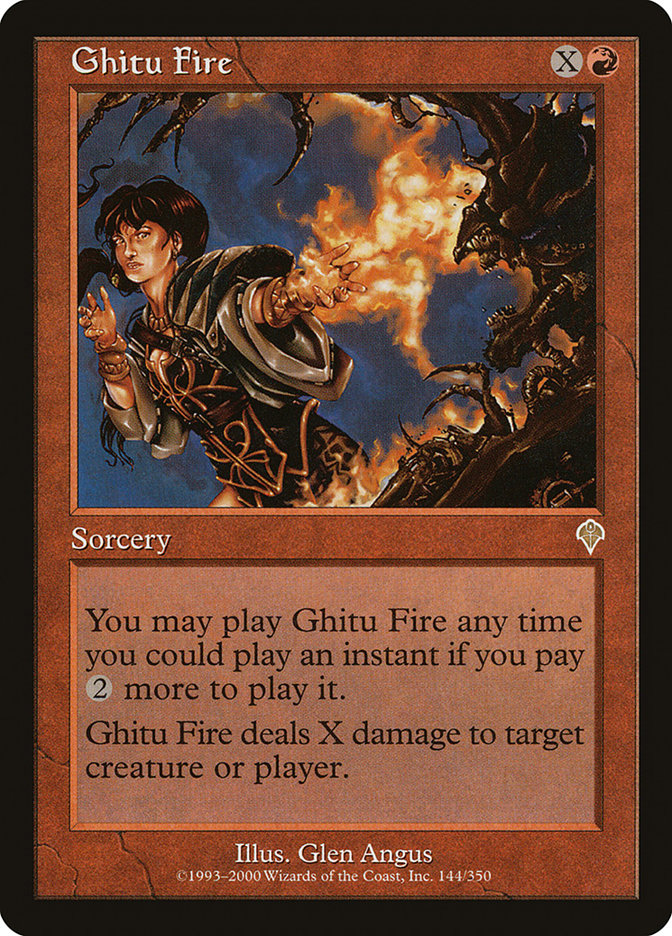 Ghitu Fire [Invasion] MTG Single Magic: The Gathering    | Red Claw Gaming