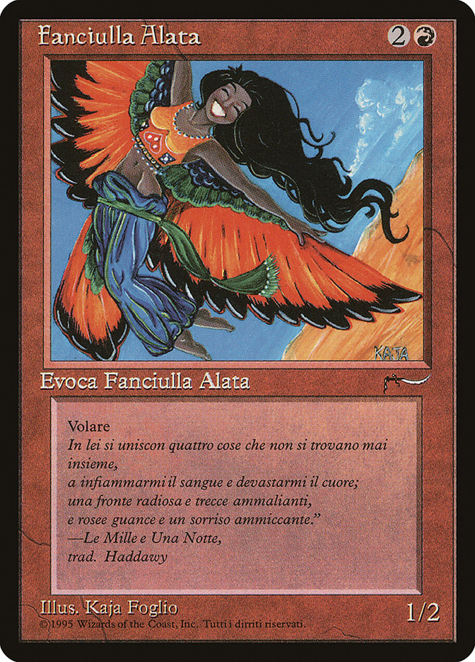 Bird Maiden (Italian) - "Fanciulla Alata" [Rinascimento] MTG Single Magic: The Gathering    | Red Claw Gaming