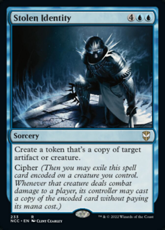 Stolen Identity [Streets of New Capenna Commander] MTG Single Magic: The Gathering    | Red Claw Gaming