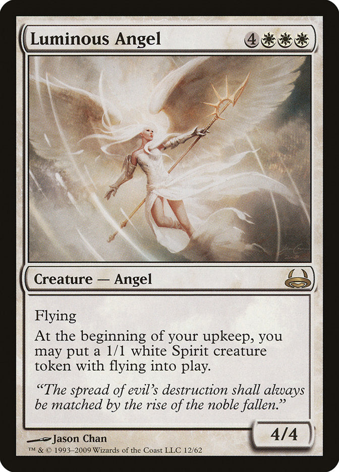 Luminous Angel [Duel Decks: Divine vs. Demonic] MTG Single Magic: The Gathering    | Red Claw Gaming