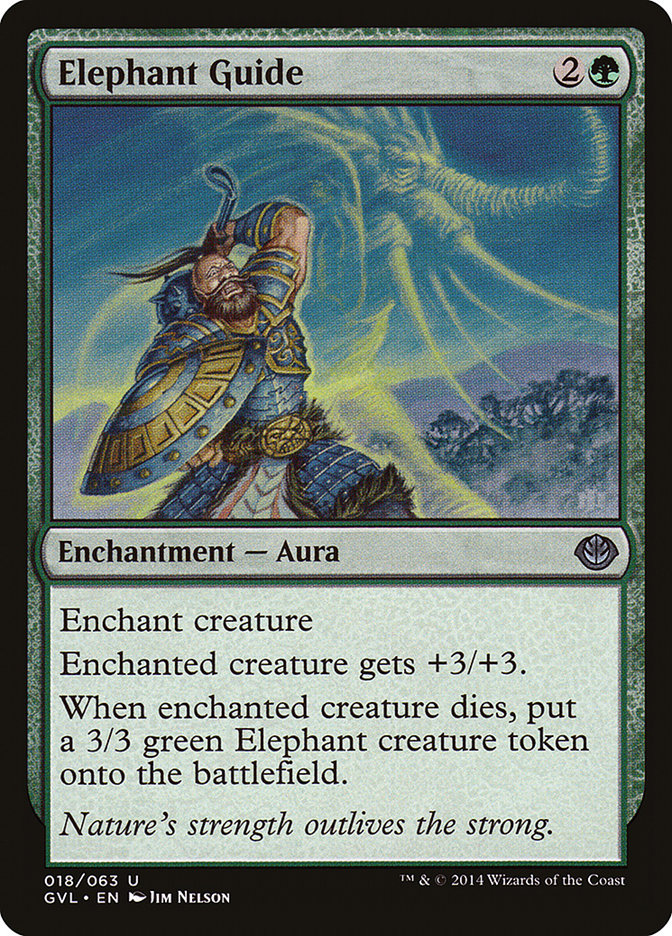 Elephant Guide (Garruk vs. Liliana) [Duel Decks Anthology] MTG Single Magic: The Gathering    | Red Claw Gaming