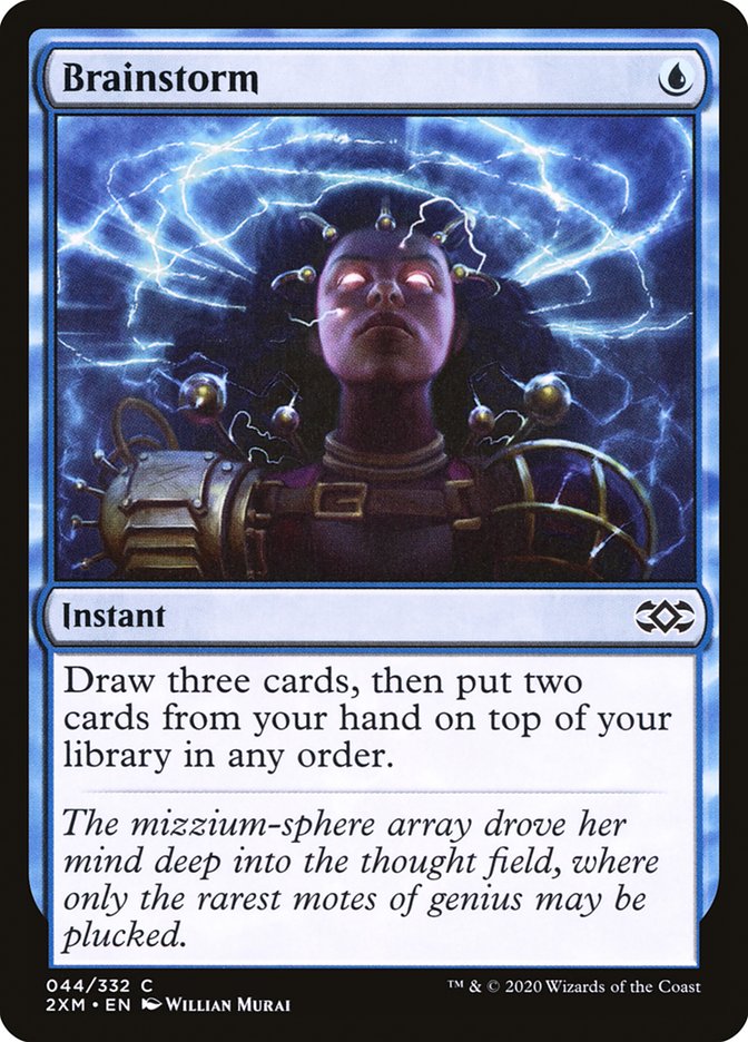 Brainstorm [Double Masters] MTG Single Magic: The Gathering    | Red Claw Gaming