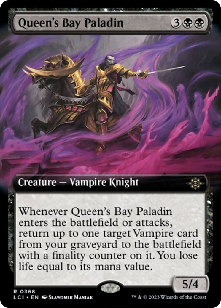 Queen's Bay Paladin (Extended Art) [The Lost Caverns of Ixalan] MTG Single Magic: The Gathering    | Red Claw Gaming