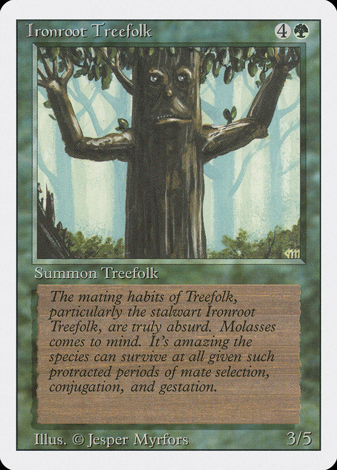 Ironroot Treefolk [Revised Edition] MTG Single Magic: The Gathering    | Red Claw Gaming