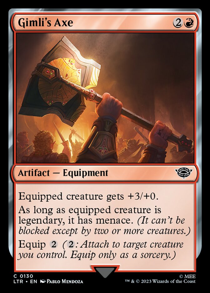 Gimli's Axe [The Lord of the Rings: Tales of Middle-Earth] MTG Single Magic: The Gathering    | Red Claw Gaming