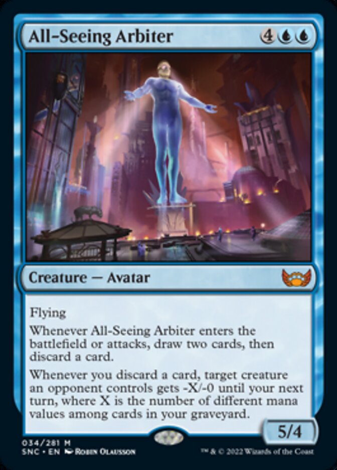All-Seeing Arbiter [Streets of New Capenna] MTG Single Magic: The Gathering    | Red Claw Gaming