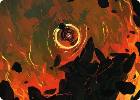 Frodo Baggins Art Card (47/81) [The Lord of the Rings: Tales of Middle-earth Art Series] MTG Single Magic: The Gathering    | Red Claw Gaming