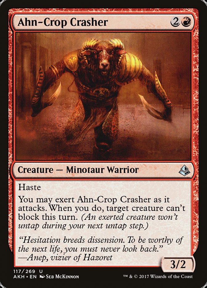 Ahn-Crop Crasher [Amonkhet] MTG Single Magic: The Gathering    | Red Claw Gaming