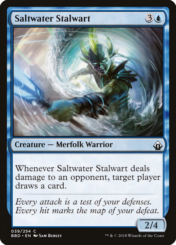Saltwater Stalwart [Battlebond] MTG Single Magic: The Gathering    | Red Claw Gaming
