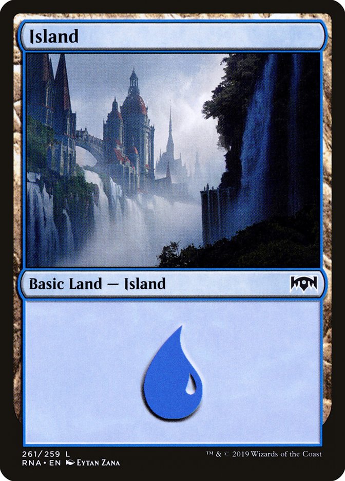 Island (261) [Ravnica Allegiance] MTG Single Magic: The Gathering    | Red Claw Gaming