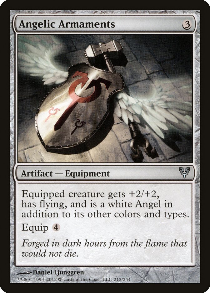 Angelic Armaments [Avacyn Restored] MTG Single Magic: The Gathering    | Red Claw Gaming