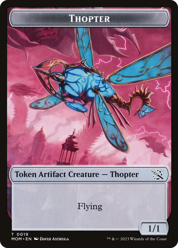 Thopter // Spirit (14) Double-Sided Token [March of the Machine Tokens] MTG Single Magic: The Gathering    | Red Claw Gaming