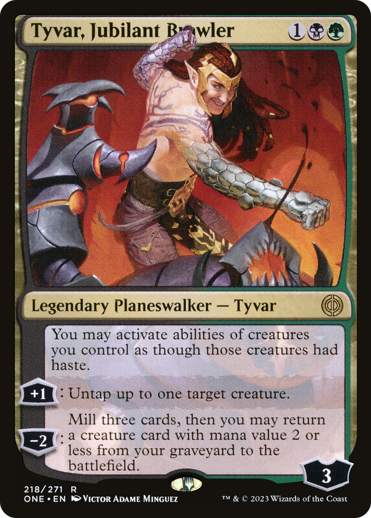 Tyvar, Jubilant Brawler [Phyrexia: All Will Be One] MTG Single Magic: The Gathering    | Red Claw Gaming