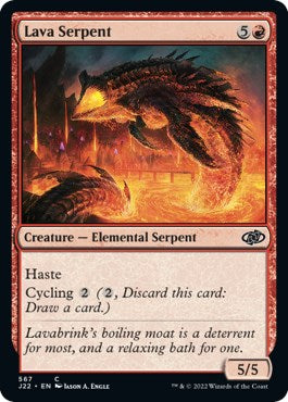 Lava Serpent [Jumpstart 2022] MTG Single Magic: The Gathering    | Red Claw Gaming