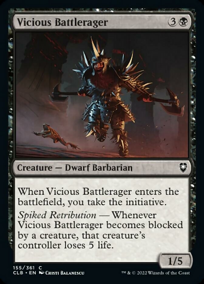Vicious Battlerager [Commander Legends: Battle for Baldur's Gate] MTG Single Magic: The Gathering    | Red Claw Gaming
