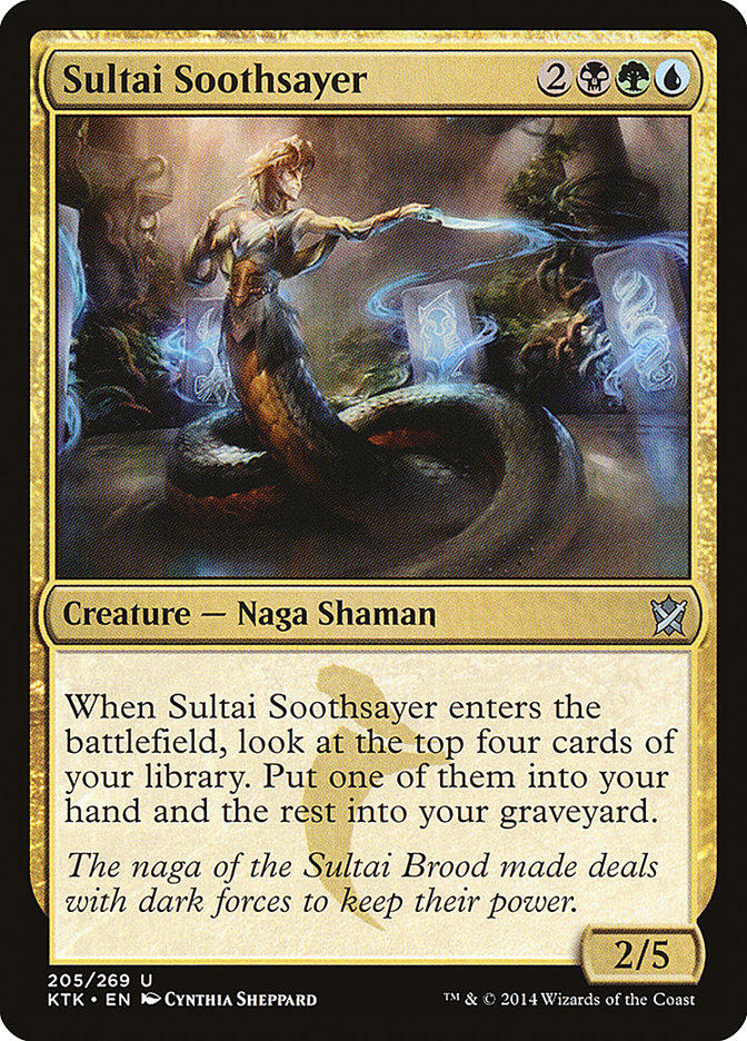 Sultai Soothsayer [Khans of Tarkir] MTG Single Magic: The Gathering    | Red Claw Gaming
