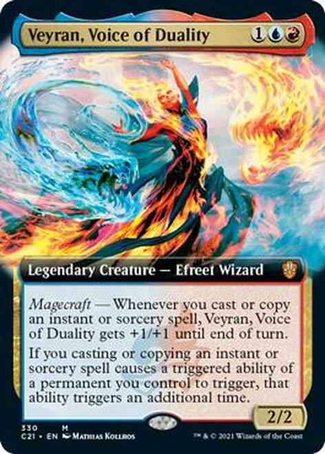 Veyran, Voice of Duality (Extended Art) [Commander 2021] MTG Single Magic: The Gathering    | Red Claw Gaming