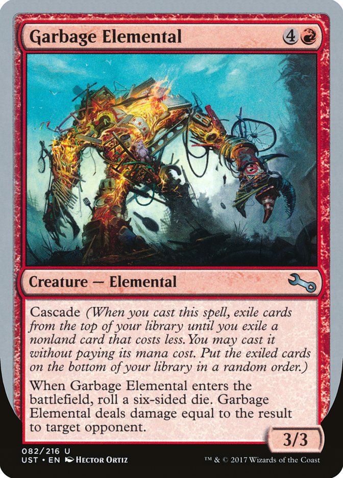 Garbage Elemental (3/3 Creature) [Unstable] MTG Single Magic: The Gathering    | Red Claw Gaming