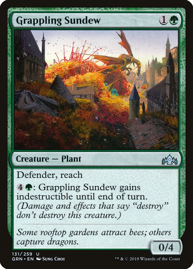 Grappling Sundew [Guilds of Ravnica] MTG Single Magic: The Gathering    | Red Claw Gaming