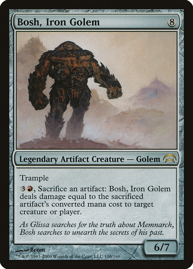Bosh, Iron Golem [Planechase] MTG Single Magic: The Gathering    | Red Claw Gaming