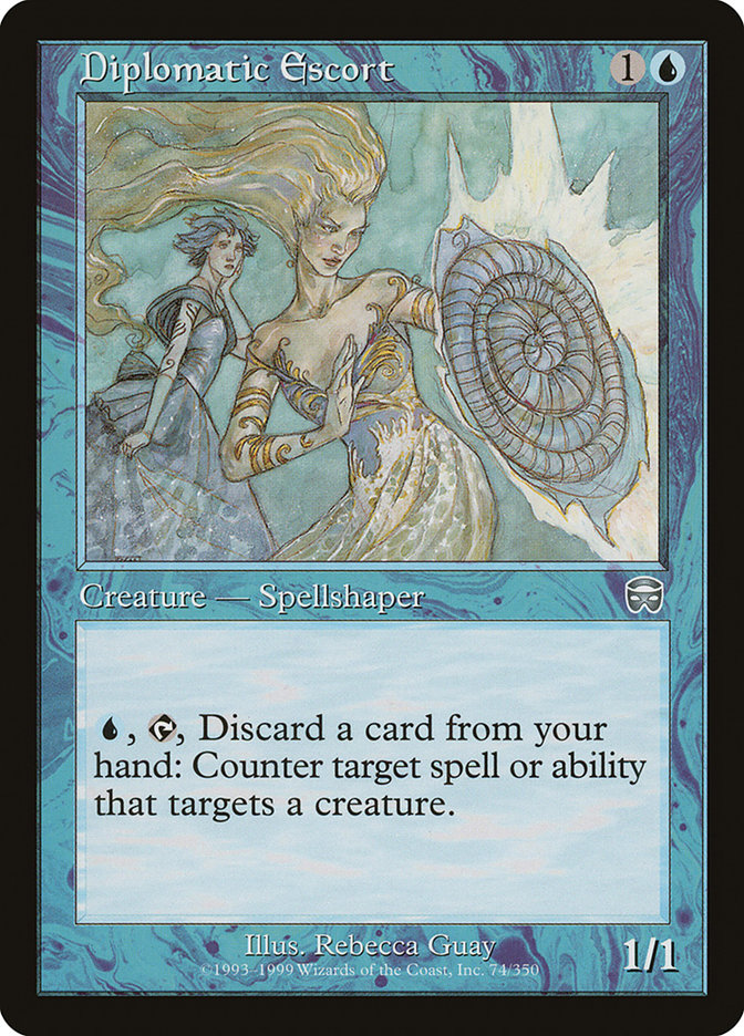 Diplomatic Escort [Mercadian Masques] MTG Single Magic: The Gathering    | Red Claw Gaming