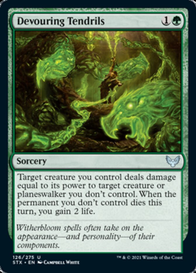 Devouring Tendrils [Strixhaven: School of Mages] MTG Single Magic: The Gathering    | Red Claw Gaming