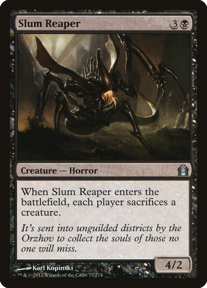 Slum Reaper [Return to Ravnica] MTG Single Magic: The Gathering    | Red Claw Gaming