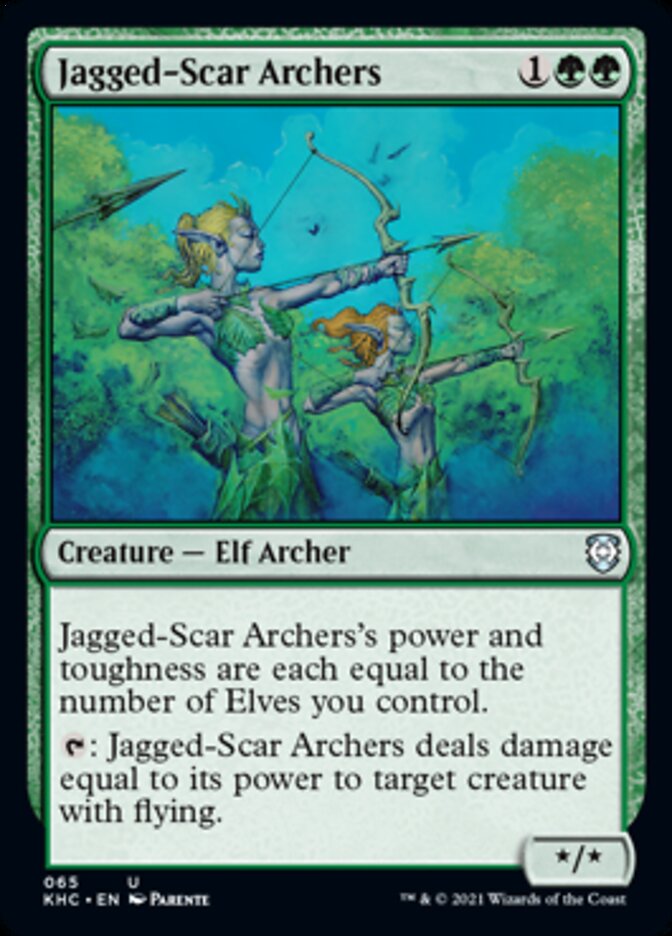 Jagged-Scar Archers [Kaldheim Commander] MTG Single Magic: The Gathering    | Red Claw Gaming