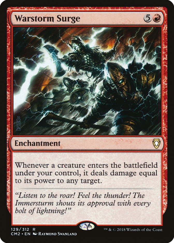 Warstorm Surge [Commander Anthology Volume II] MTG Single Magic: The Gathering    | Red Claw Gaming