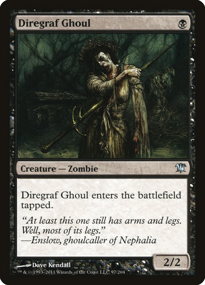 Diregraf Ghoul [Innistrad] MTG Single Magic: The Gathering    | Red Claw Gaming