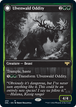 Ulvenwald Oddity // Ulvenwald Behemoth [Innistrad: Double Feature] MTG Single Magic: The Gathering    | Red Claw Gaming