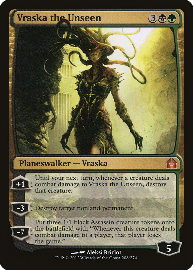 Vraska the Unseen [Return to Ravnica] MTG Single Magic: The Gathering    | Red Claw Gaming