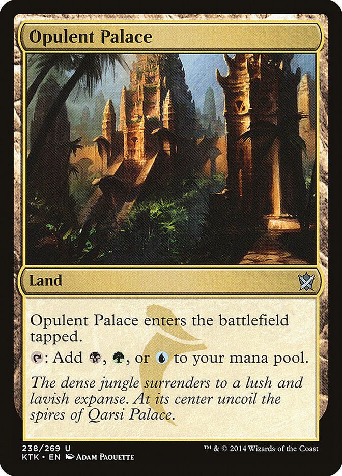 Opulent Palace [Khans of Tarkir] MTG Single Magic: The Gathering    | Red Claw Gaming