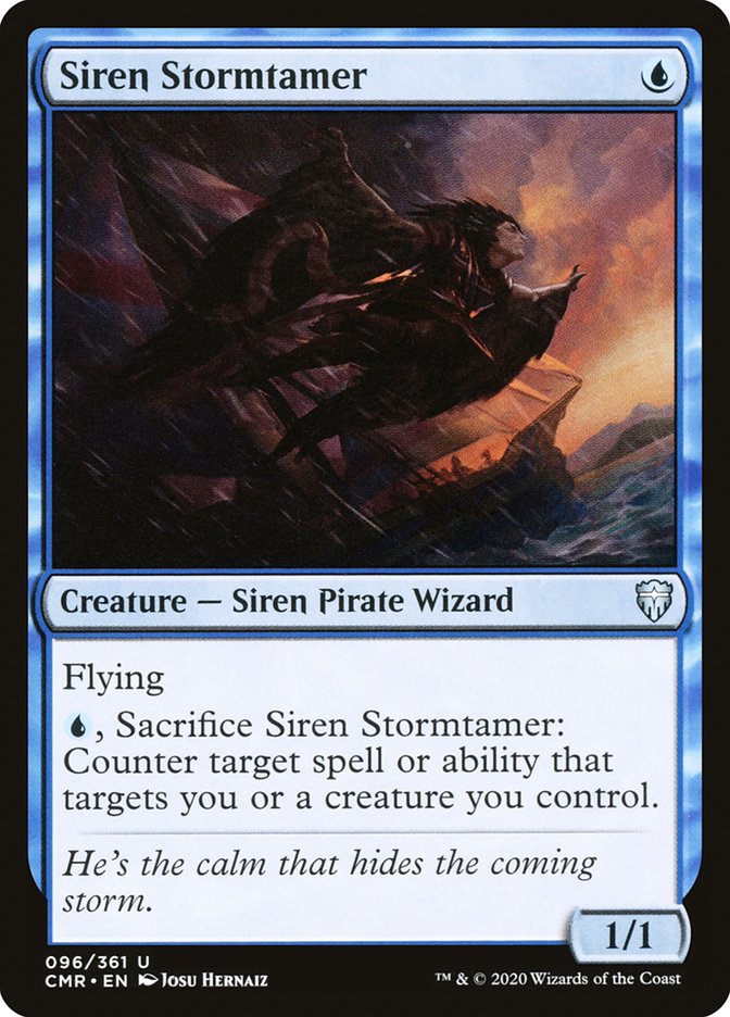 Siren Stormtamer [Commander Legends] MTG Single Magic: The Gathering    | Red Claw Gaming